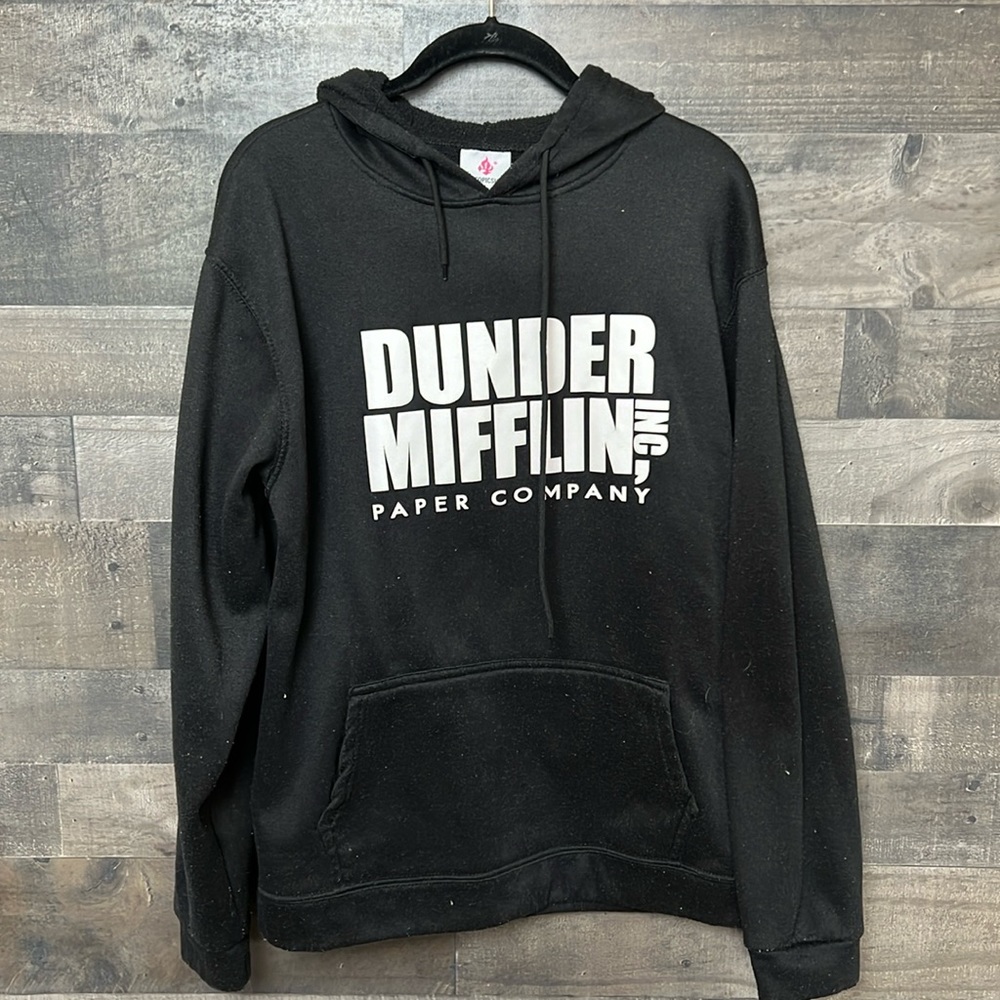 Black and White Dunder Mifflin Hoodie